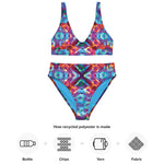 Load image into Gallery viewer, Fishman Kuroda Kaleidoscope Donuts Phish Recycled High-Waisted Bikini
