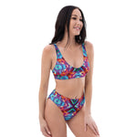 Load image into Gallery viewer, Fishman Kuroda Kaleidoscope Donuts Phish Recycled High-Waisted Bikini
