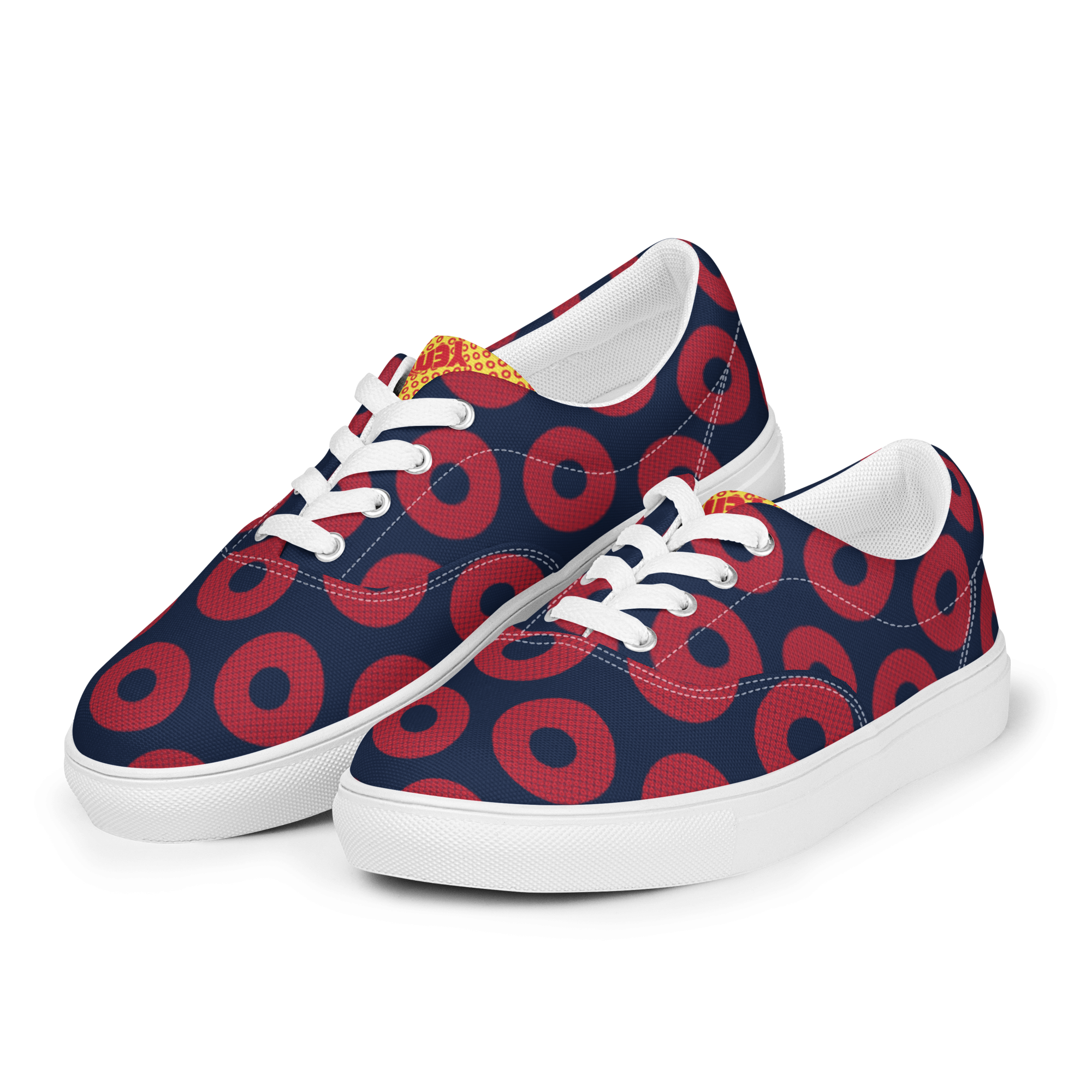 Phish Men’s lace-up canvas Fishman Donut Shoes