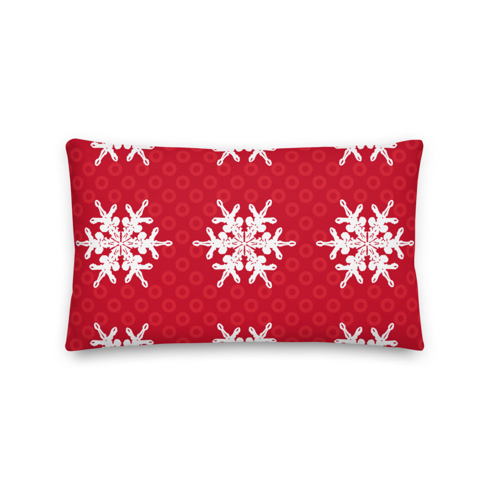 Fishman Donuts and Snowflakes Premium Linen Like Phish Pillow