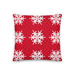 Load image into Gallery viewer, Fishman Donuts and Snowflakes Premium Linen Like Phish Pillow

