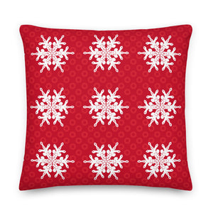 Fishman Donuts and Snowflakes Premium Linen Like Phish Pillow