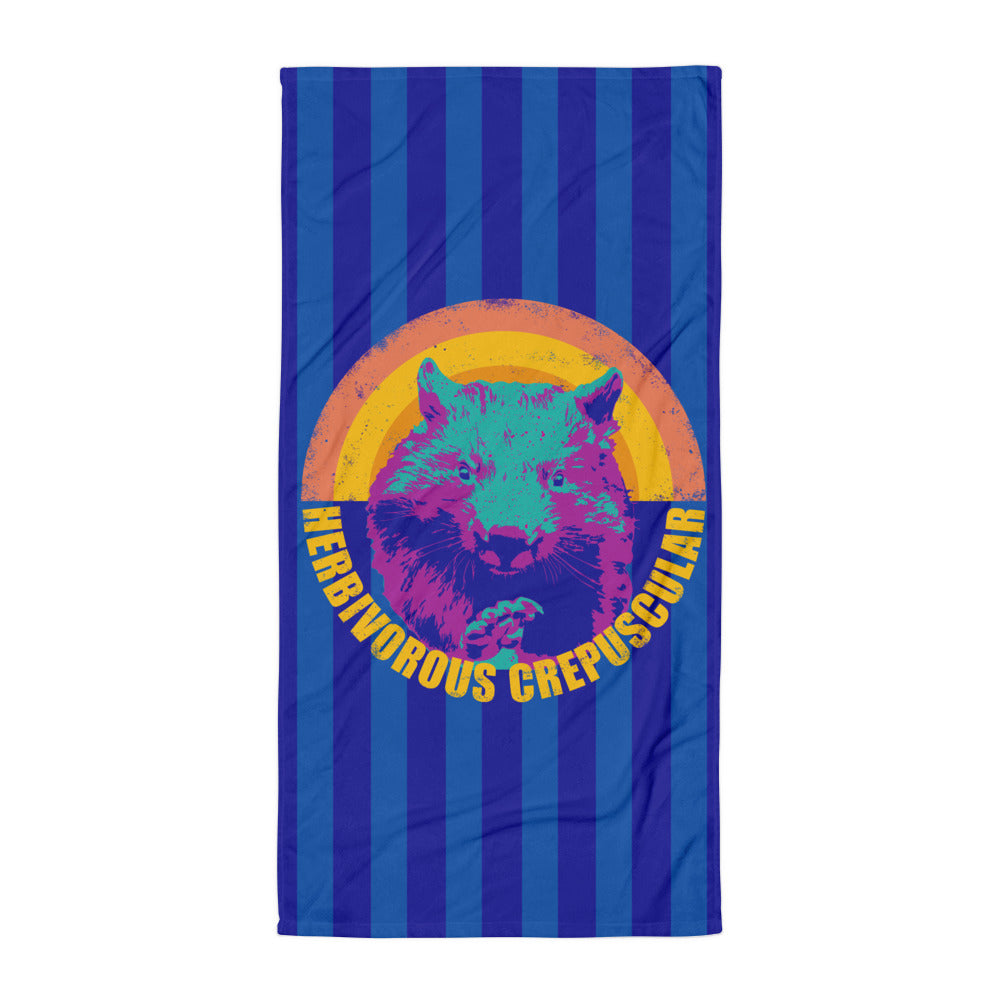 Herbivorous Crepuscular Beach Towel Phish Wombat