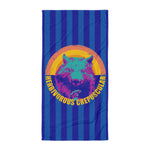Load image into Gallery viewer, Herbivorous Crepuscular Beach Towel Phish Wombat
