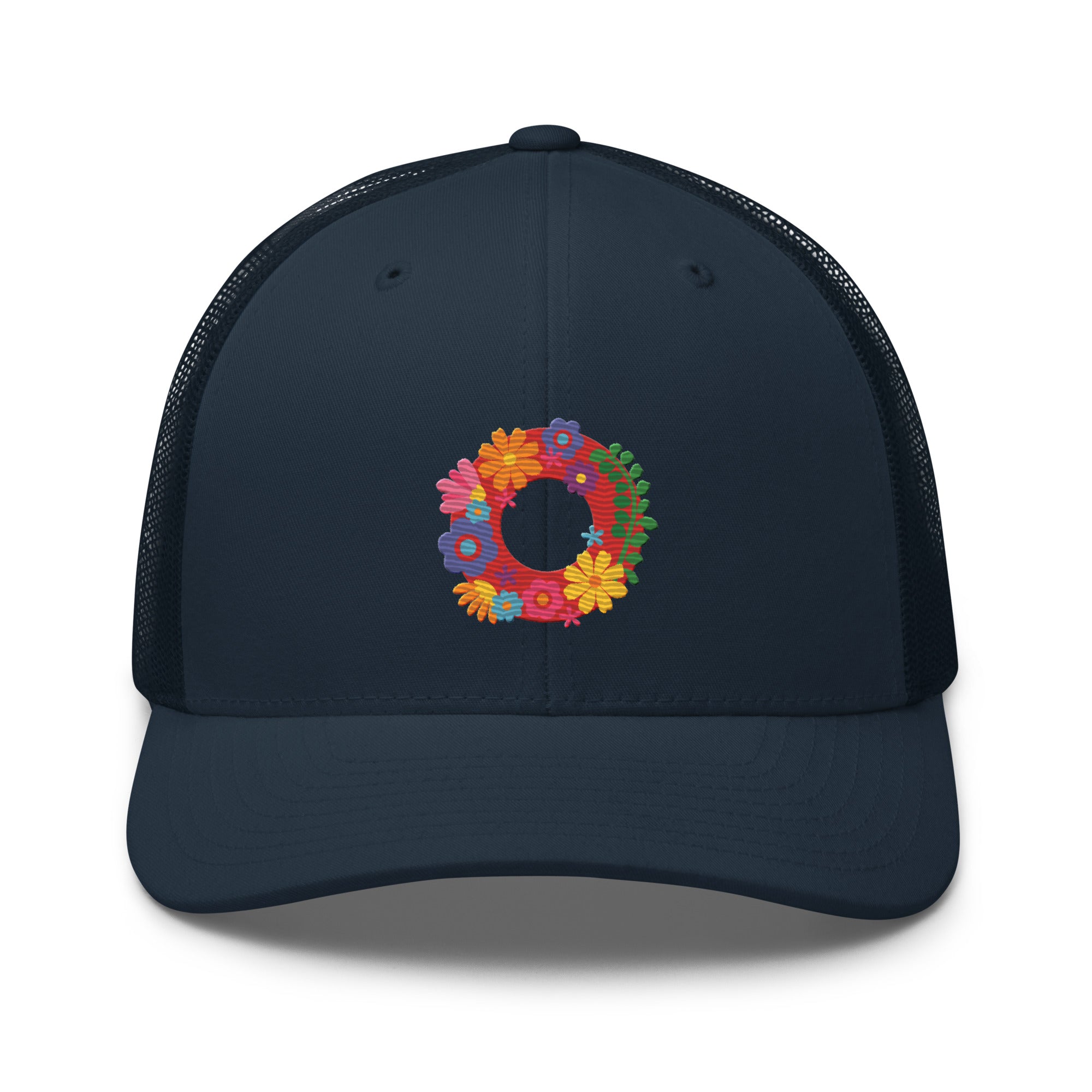 Fishman Flower Pop Donuts Phish Trucker Cap