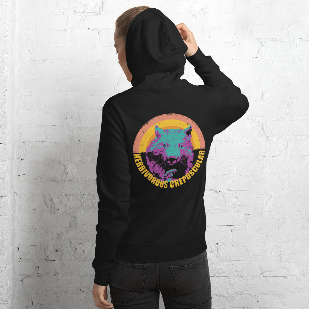 Herbivorous Crepuscular Vegan Wombat Phish Hoodie
