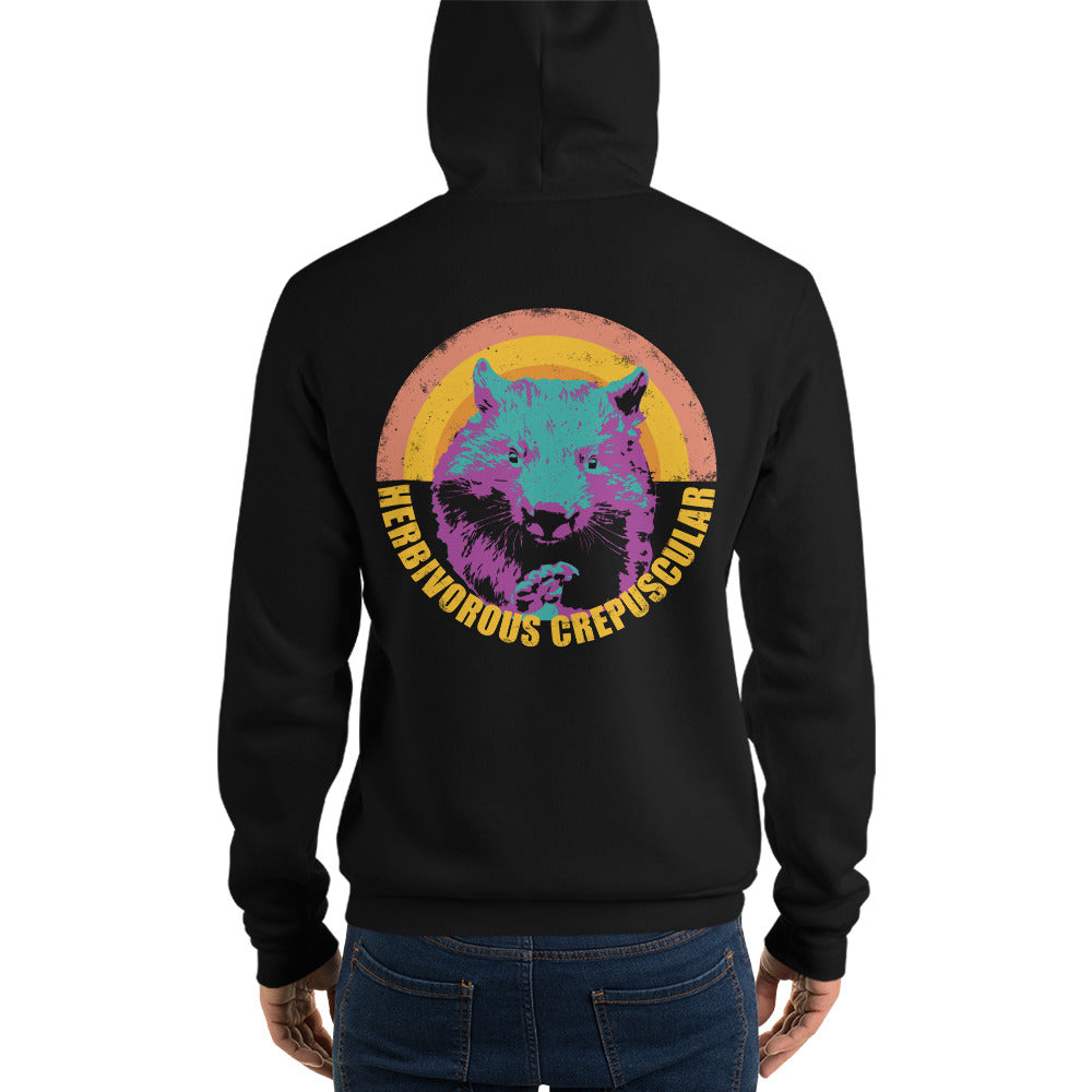 Herbivorous Crepuscular Vegan Wombat Phish Hoodie