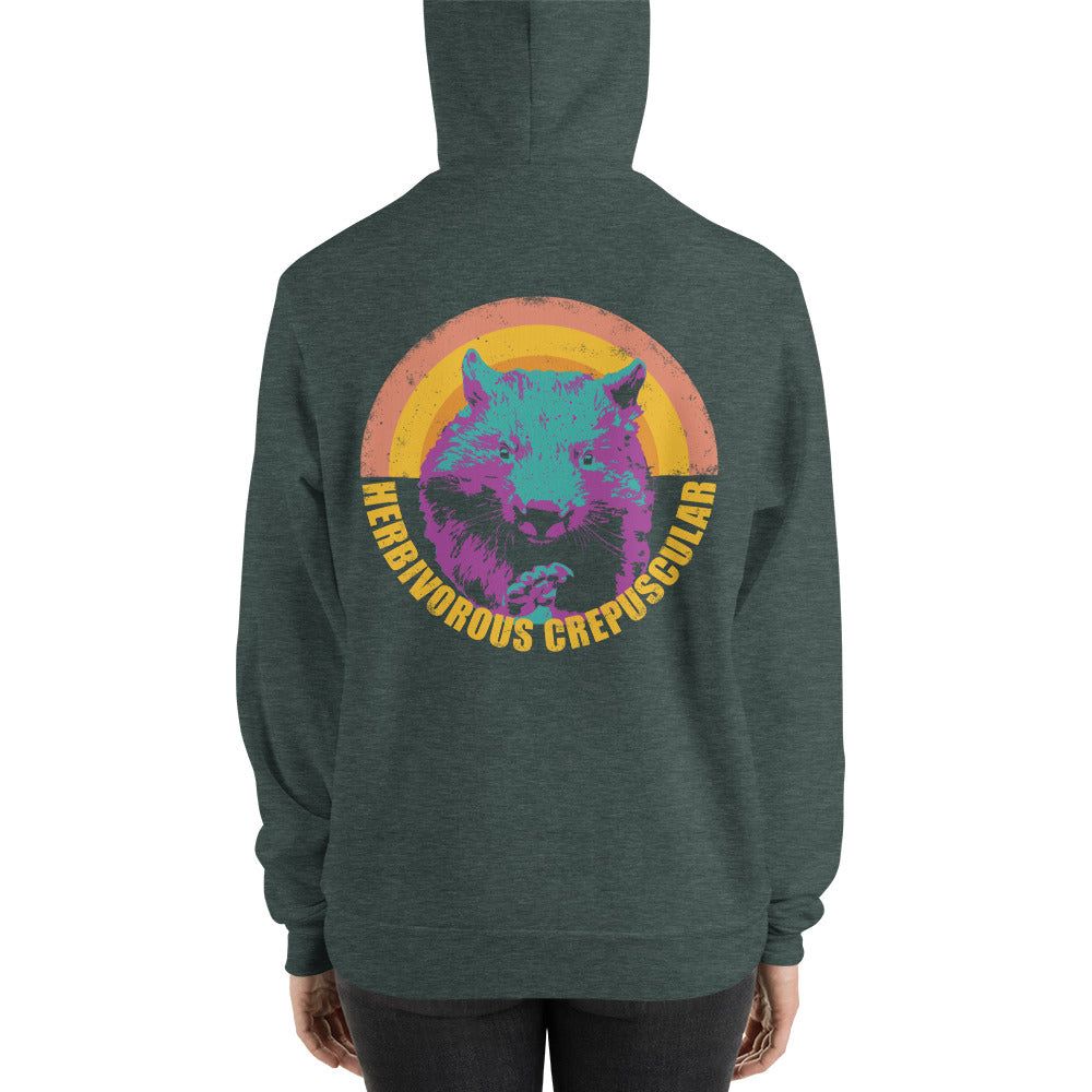 Herbivorous Crepuscular Vegan Wombat Phish Hoodie