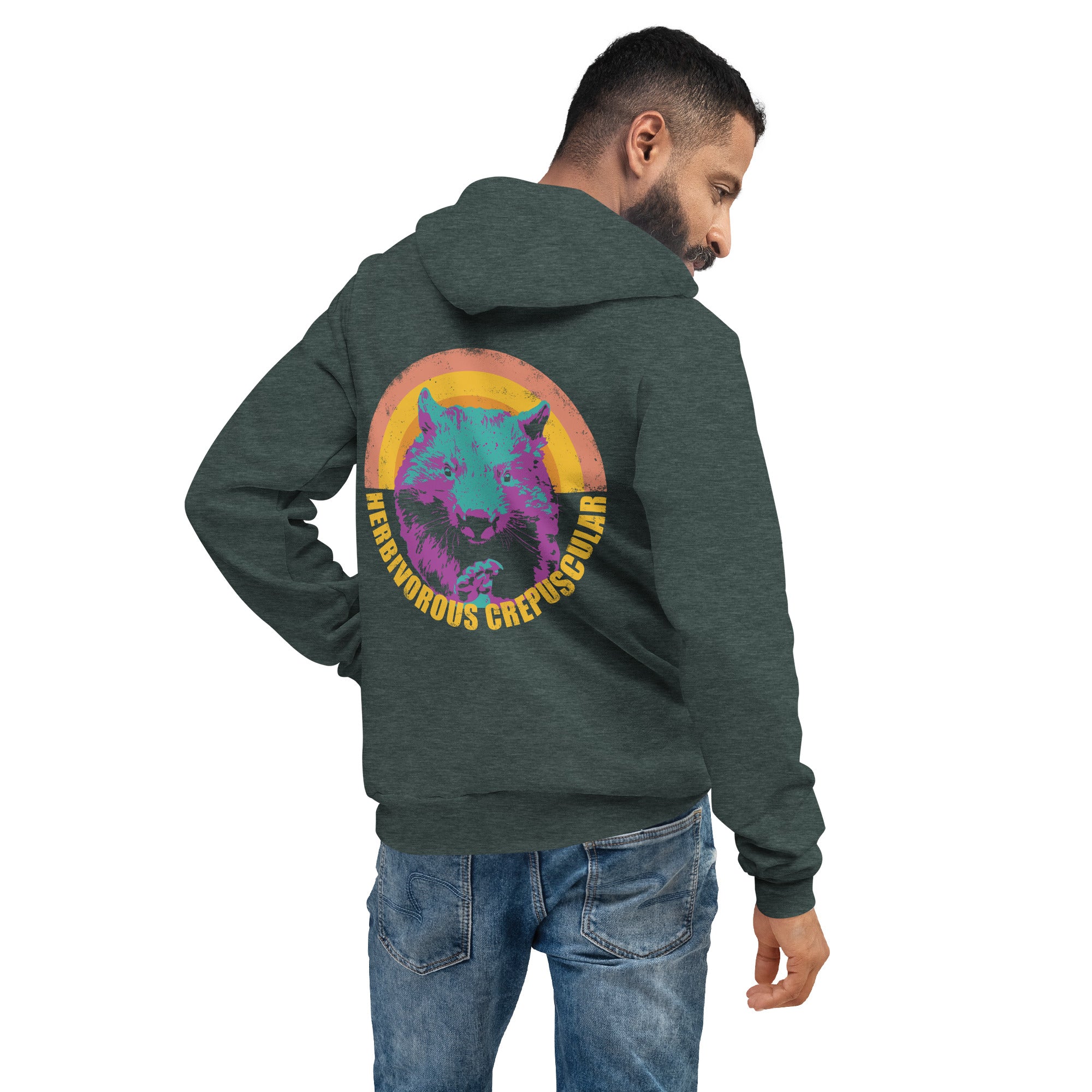 Herbivorous Crepuscular Vegan Wombat Phish Hoodie