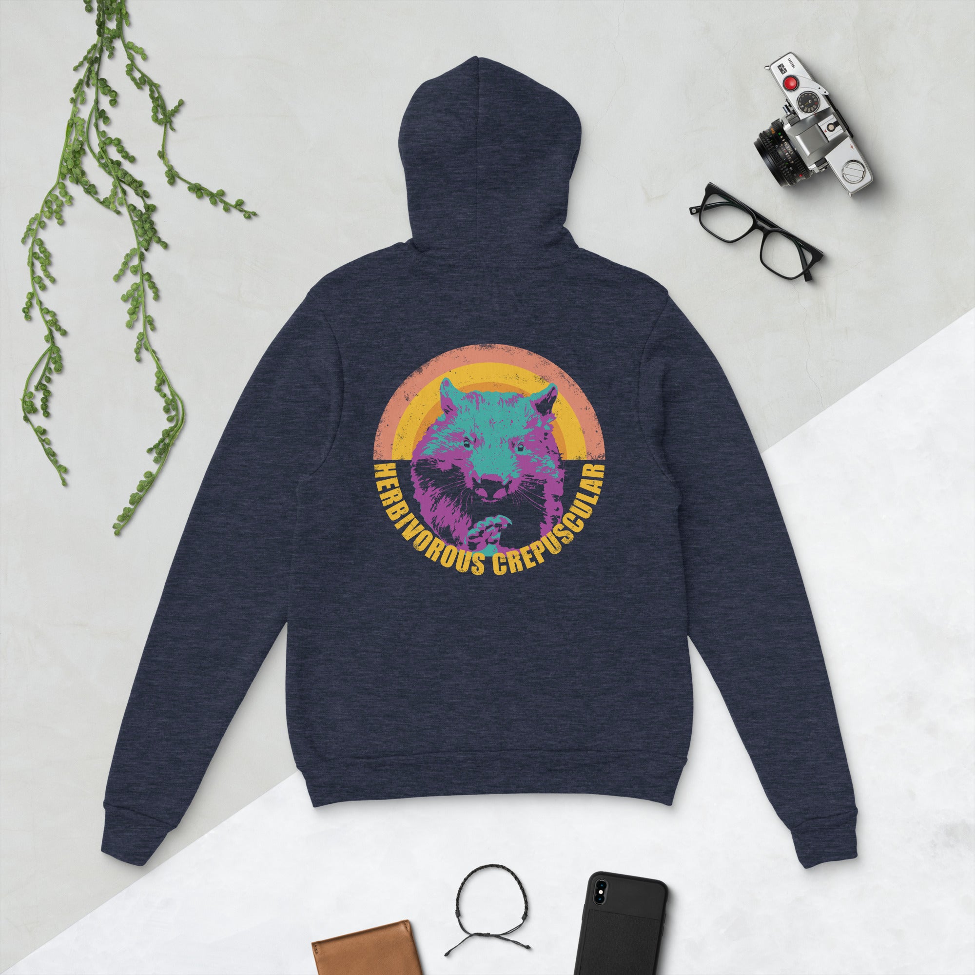 Herbivorous Crepuscular Vegan Wombat Phish Hoodie