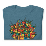 Load image into Gallery viewer, YEMSG Tulips Spring New Years Short-sleeve unisex Phish t-shirt
