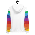 Load image into Gallery viewer, Woke Wook Rainbow Sleeve Unisex Hoodie
