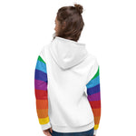 Load image into Gallery viewer, Woke Wook Rainbow Sleeve Unisex Hoodie

